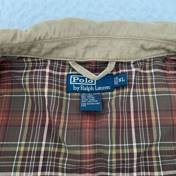 Tan Khaki Ralph Lauren Jacket Size Men’s XL - Picture 4 of 8